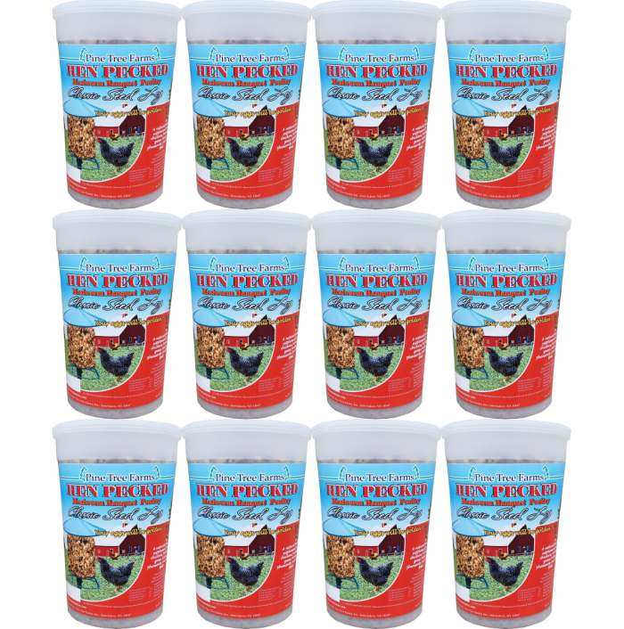 Hen Pecked Mealworm Poultry Classic Log 28oz 12/PK